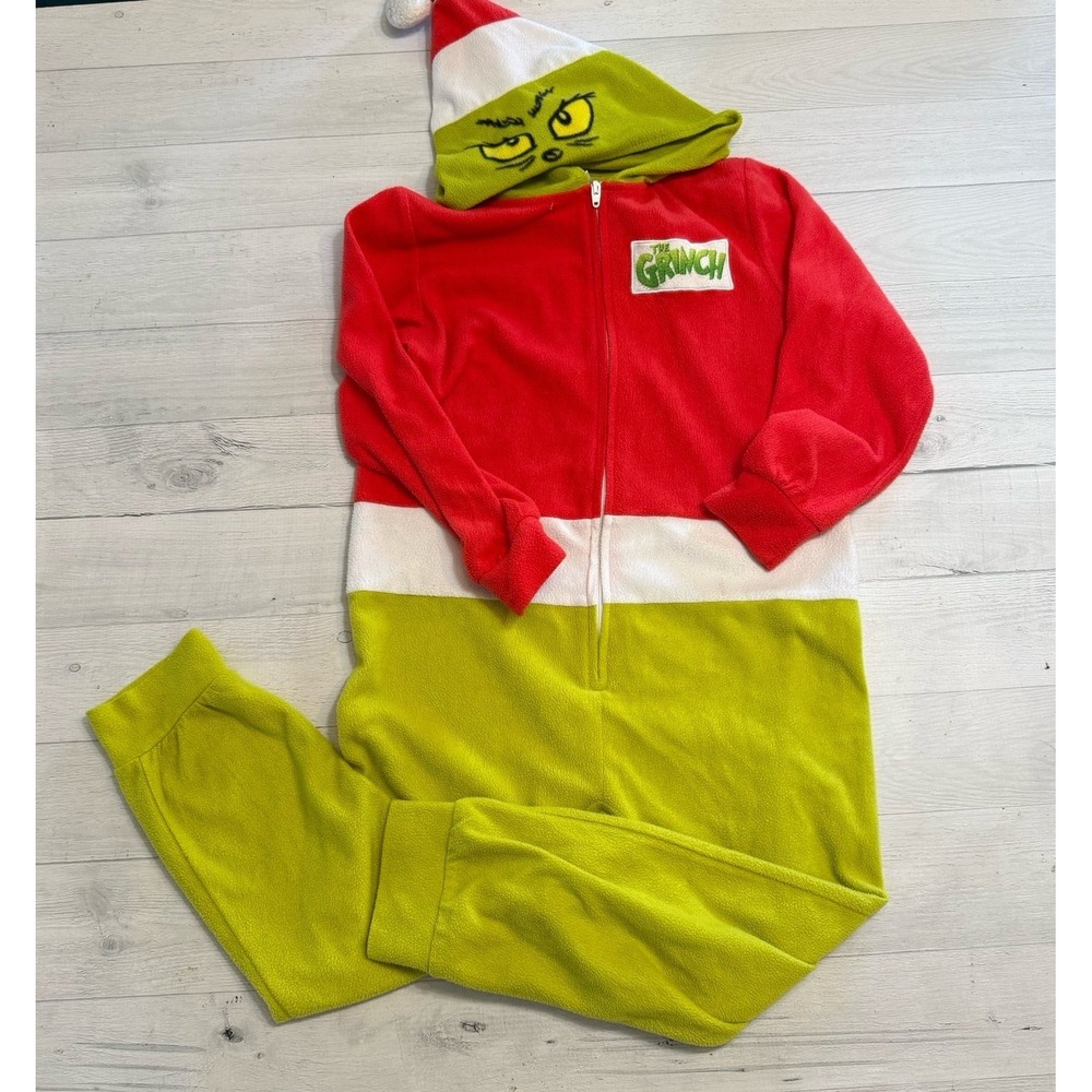 The Grinch kids one‎ piece union suit costume pajamas 4/5